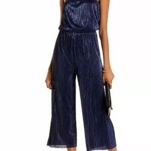 Aqua Shimmering Midnight Jumpsuit